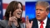 Ảnh phối hợp: Phó Tổng thống Mỹ, ứng cử viên của Đảng Dân chủ Kamala Harris, trái, và Cựu Tổng thống Mỹ, ứng cử viên của Đảng Cộng hoà Donald Trump. 