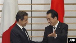 Sarkozy Japonya'yı Ziyaret Etti