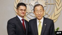 Sırbistan Dışişleri Bakanı Jeremic, BM Genel Sekreteri Ban Ki Moon'la