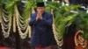 Tân Tổng thống Indonesia Prabowo Subianto tại lễ nhậm chức.