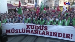 Taksim’de Dev Kudüs Protestosu